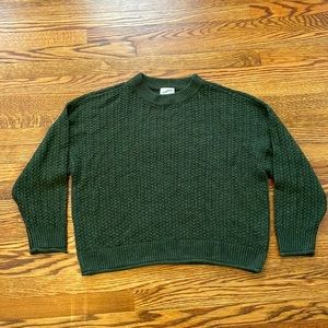 ✨ Classic Forest Green Knit Sweater